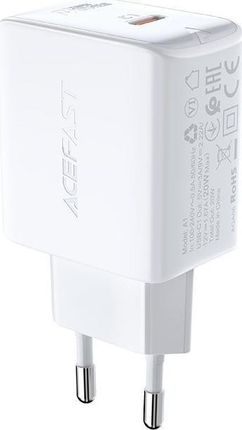 Acefast Ładowarka szybka sieciowa USB Typ C 20W Power Delivery Biały A1 EU white