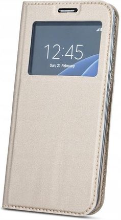 Pokrowiec Etui Samsung Galaxy S9+ Smart Look Złoty