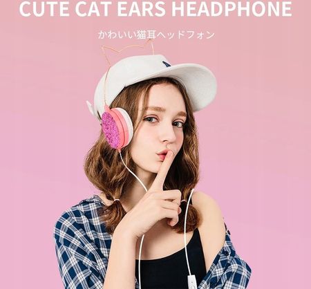 Słuchawki Cat Ear model YLFS-22 Jack 3,5mm