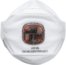 JSP SPRINGFIT435 ML FFP3 NR D - PÓŁMASKA Z ZAWOREM FFP3