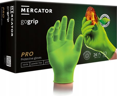 Rękawice nitrylowe Super Mocne Grip rozmiar L