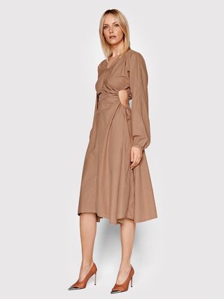 N°21 Sukienka codzienna 22E N2M0 H132 0036 Brązowy Regular Fit