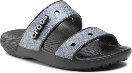 Crocs Klapki Classic Crocs Glitter II Sandal 207769 Czarny