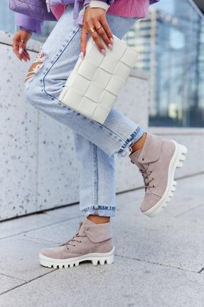 timberland różowe trapery