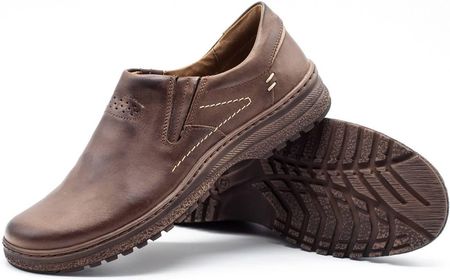 Komodo Buty Męskie Casual 869 Brązowe 45 - zdjęcie 2