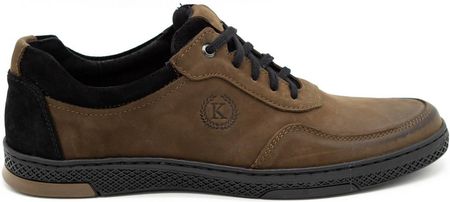 Komodo Buty Męskie Skórzane Casual 918K Brązowe 48