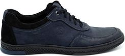 Komodo Buty Męskie Skórzane Casual 918K Granatowe 40