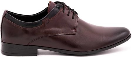 Buty Olivier Buty Męskie Skórzane Wizytowe 263Lu Kabir Z Czarnym 38