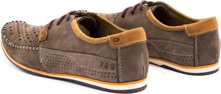 Komodo Buty Męskie Skóra Mokasyny 875 Lato Brązowe 48 - zdjęcie 2
