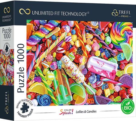 Trefl Puzzle Unlimited Fit Technology 1000el. Lizaki I Cukierki 10701