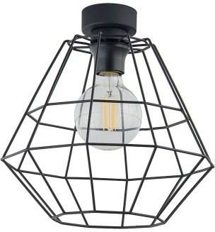 Tk Lighting Plafon Diamond E27 Czarny 6202 (TK6202)