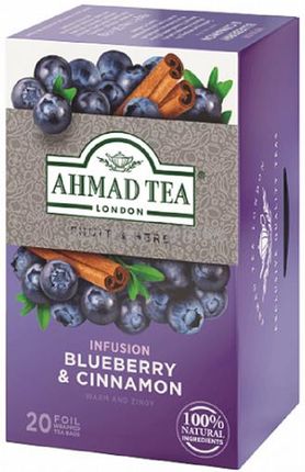 Ahmad Tea Ahmad Blueberry & Cinnamon Infusion 20 Saszetek 40g