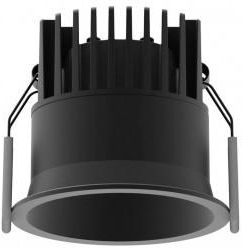 Luces Exclusivas łazienkowe oczko stropowe LED Mallorca 12W 720lm 3000K czarne Ø7,8cm (LE61576)