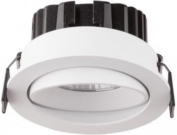 Luces Exclusivas łazienkowe oczko stropowe LED Mallorca 12W 720lm 3000K białe Ø9cm (LE61578)