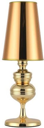 Step Into Design lampa stołowa Queen E27 złota MT-8046-18 gold (MT804618GOLD)