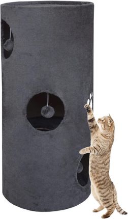 Grafitowy drapak tunel dla kota 79 cm