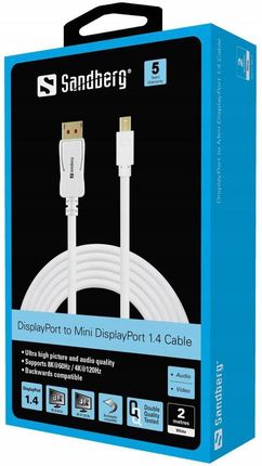 Kabel DisplayPort - Mini DisplayPort 1.4 8K60Hz 2m