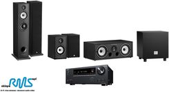Onkyo TX-NR6100 Amplituner + Triangle Tales 340 + Triangle Borea BR07 + Triangle Borea BR02 + Triangle Borea BRC01 - Zestaw kina domowego 5.1