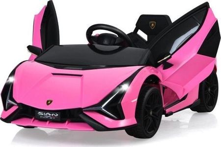 Costway Samochód Elektryczny Lamborghini Sin Dla Dzieci Z Światłami Led