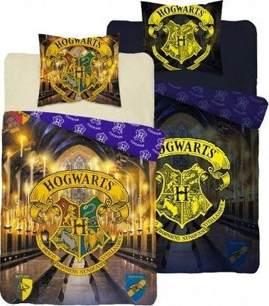 Detexpol Pościel Bajkowa Młodzieżowa 160X200 Harry Potter Świecąca W Ciemności Hogwarts