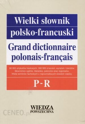 Nauka Francuskiego Wielki Slownik Polsko Francuski Ceny I Opinie Ceneo Pl