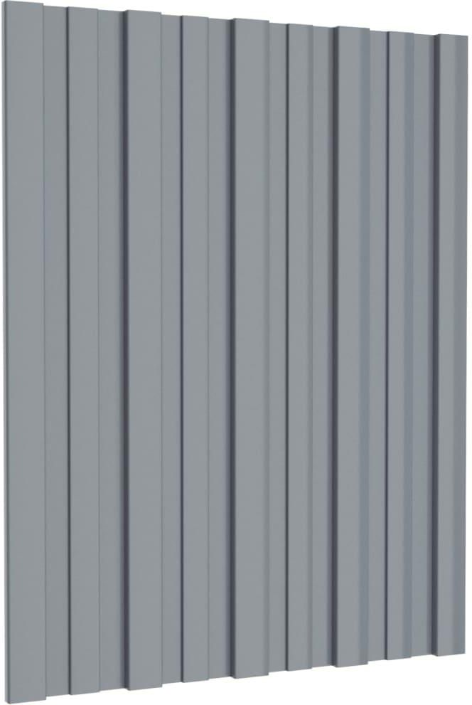 Vidaxl Panele dachowe 12 szt. stal galwanizowana srebrne 60x45cm 317197 - zdjęcie 2 Vidaxl Panele dachowe 12 szt. stal galwanizowana srebrne 60x45cm 317197