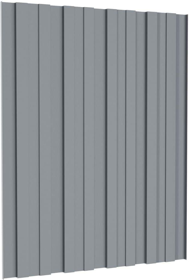 Vidaxl Panele dachowe 12 szt. stal galwanizowana srebrne 60x45cm 317197 - zdjęcie 5 Vidaxl Panele dachowe 12 szt. stal galwanizowana srebrne 60x45cm 317197