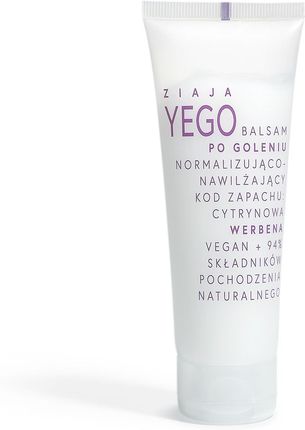 Ziaja Yego Balsam po goleniu normalizująco-nawilżający Cytrynowa werbena 80 ml