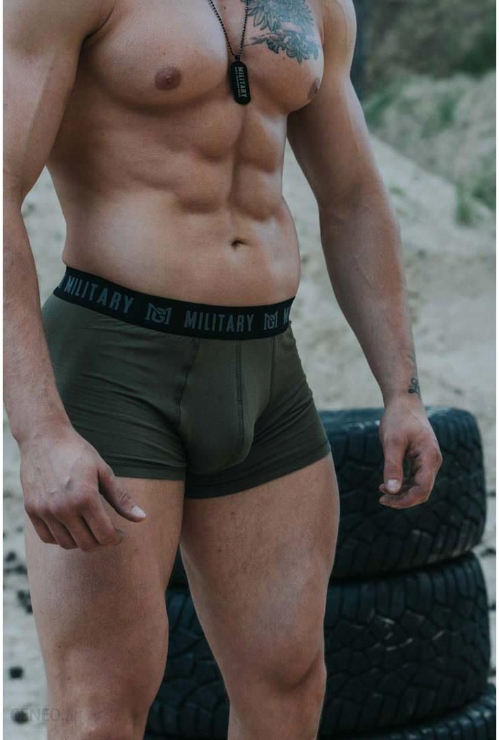 Bokserki Military Gym Wear Boxer Shorts - Military Green