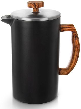 Orion Dzbanek stalowy zaparzacz z tłokiem do zaparzania kawy herbaty ziół BLACK 1,1 l