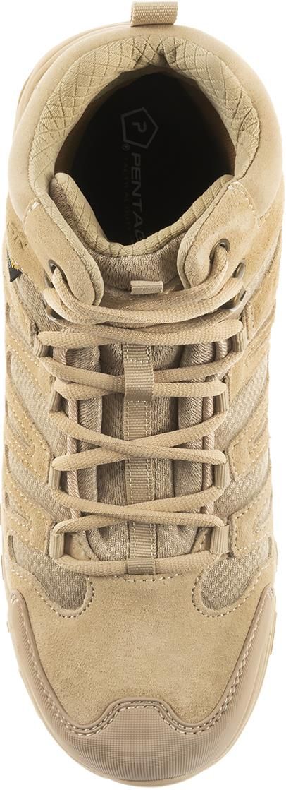 Pentagon Herren Achilles 6 Zoll Trekkingstiefel In Desert Tan – Wasserdichte Wanderschuhe Für Outdoor-Abenteuer