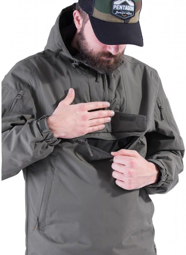 Pentagon uta cheap anorak grindle green