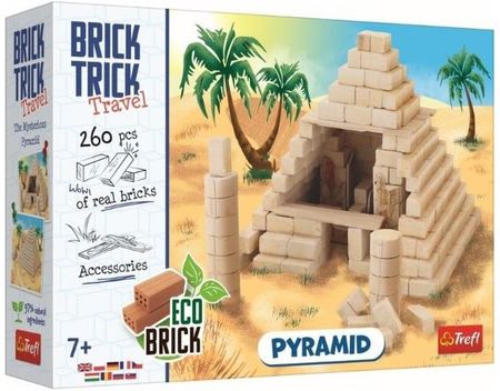Trefl Brick Trick Travel buduj z cegły Piramida 260el. 61550