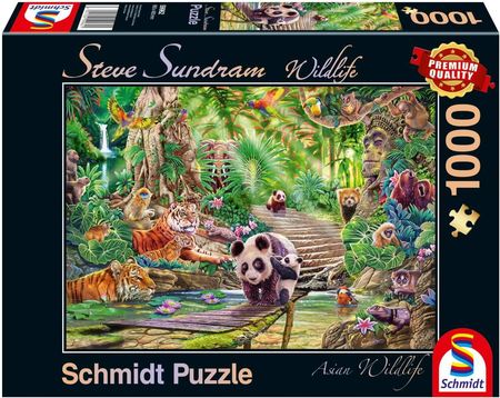 Schmidt Puzzle 1000El. S.Sundram Zwierzęta Azji