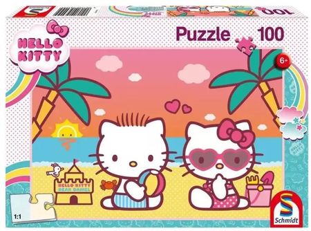 Schmidt Puzzle 100El. Hello Kitty Zabawa Na Plaży G3