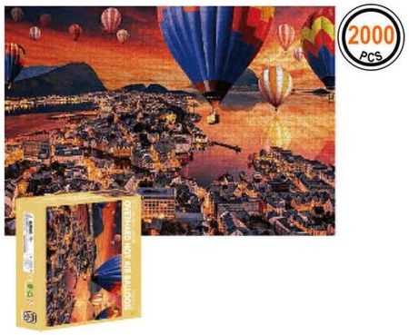 Bigbuy Kids Układanka Puzzle Hot Air Balloon 2000El.