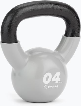 Gipara Kettlebells Winylowe Czarny 4Kg