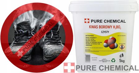 Kwas Borowy Borny Proszek Do Butów Stóp Czysty 1KG - zdjęcie 5
