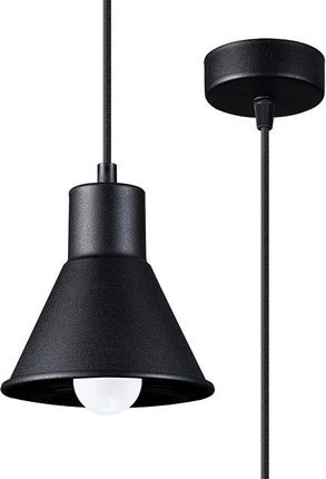 Lumes Czarna lampa wisząca w stylu loft - S166-Melvi (E18486SOLLUX_SL0985)