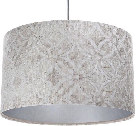 Lumes Szaro-srebrna lampa wisząca z ozdobnym abażurem - S363-Alkatra (E210130Q002950)