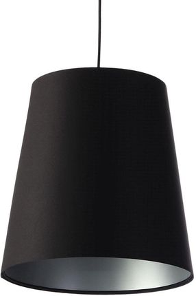 Lumes Czarno-srebrna lampa wisząca stożek nad stół - S404-Arva (E21292070211)