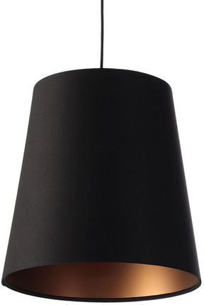 Lumes Czarno-miedziana lampa wisząca stożek glamour - S404-Arva (E21295070214)