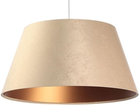 Lumes Kremowa lampa wisząca z dużym abażurem - S406-Ohra (E2133307020014)