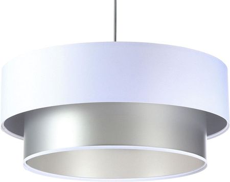Lumes Srebrno-biała nowoczesna lampa wisząca - S420-Veda (E2161106105750CM)