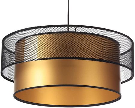 Lumes Złoto-czarna lampa wisząca glamour z siatki - S421-Karva (E2164206106450CM)