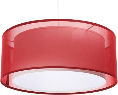 Lumes Czerwona lampa wisząca z podwójnym kloszem - S436-Estera (E2183006A01250)