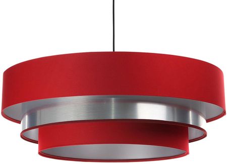 Lumes Czerwono-srebrna elegancka lampa wisząca nad stół - S458-Fina (E2195505008760)