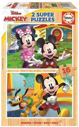 Educa Układanka Puzzle Mickey & Minnie 2W1