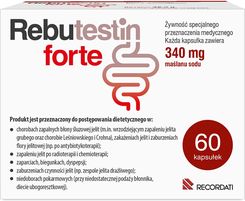 Zdjęcie Recordati Rebutestin Forte, 340 Mg 60kaps. - Międzybórz