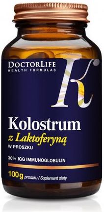 Doctor Life Kolostrum z laktoferyną w proszku 100g